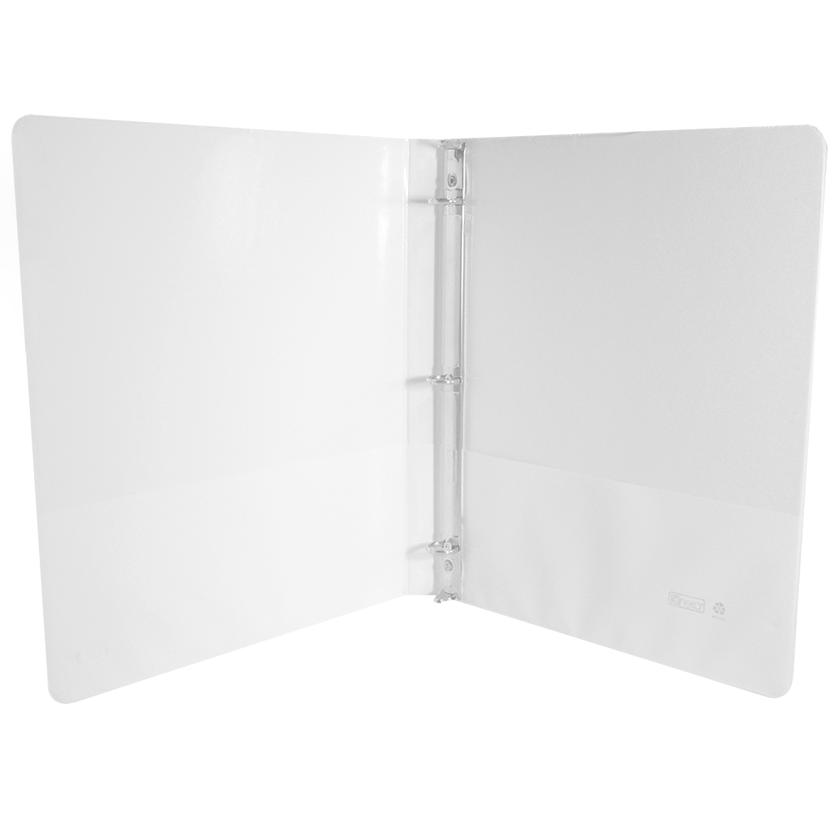 CARPETA CON VENTANA ARO "O" BLANCA KINERA